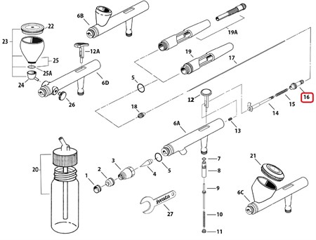 Spring Case / Needle Guide